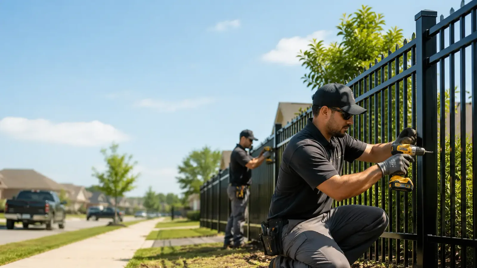 Metal Fence Installation in Dacoma, OK